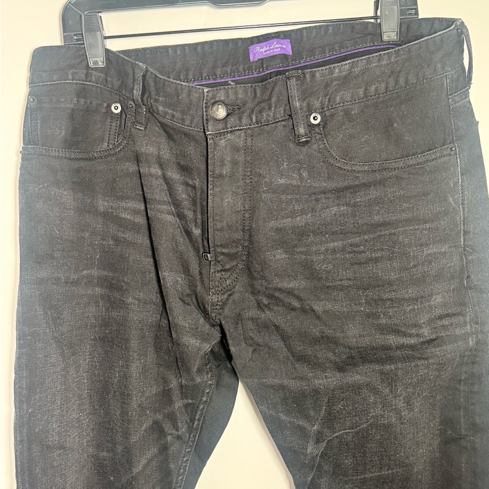 Ralph Lauren Purple Label Charcoal Slim Men Jeans